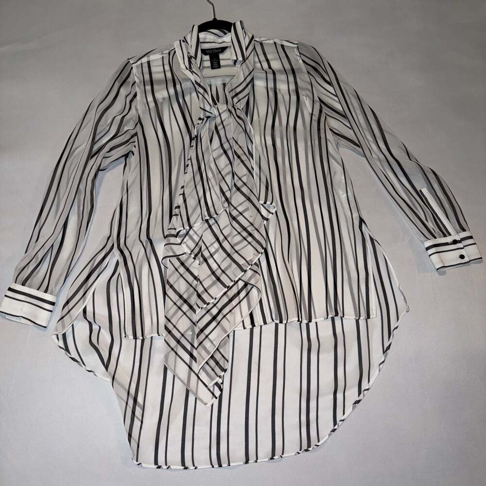 White House Black Market Sheer Top #106